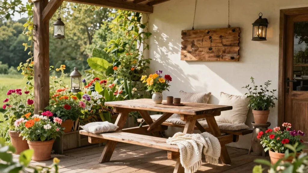 10 Farmhouse Patio Concepts That Blend Rustic Charm and Simple Beauty Into Every Outdoor Corner