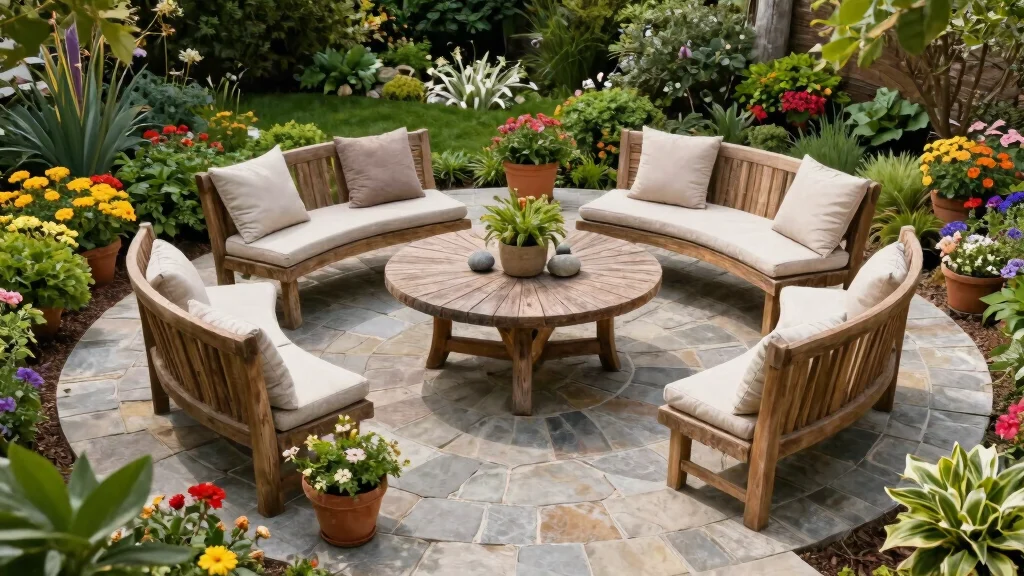 10 Round Patio Concepts That Create a Natural Gathering Space Everyone Will Gravitate Toward