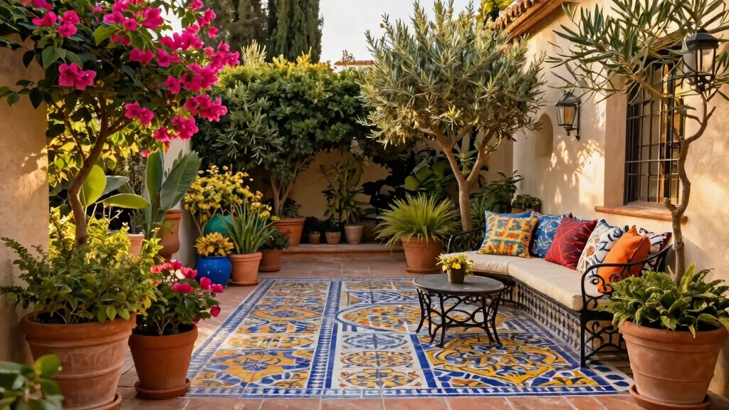10 Spanish Style Outdoor Patio Ideas That Bring Warmth, Texture, and Vibrant Life to Your Space