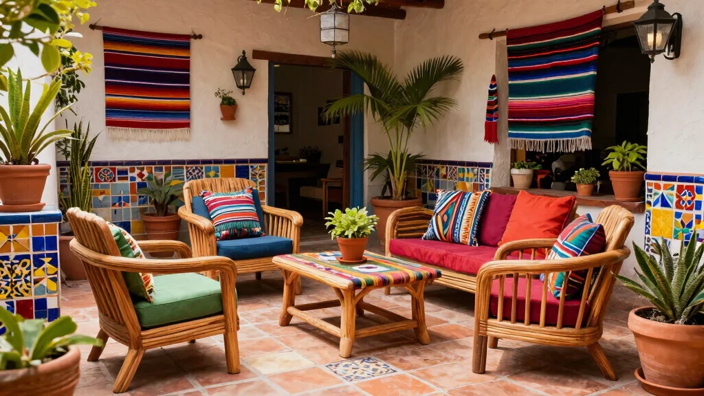 7 Mexican Patio Ideas That Fill Your Outdoor Space With Vibrant Color and Handcrafted Charm