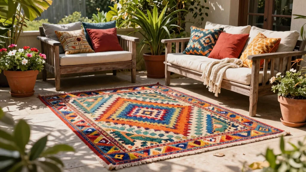 7 Patio Rug Ideas That Add Color, Comfort, and Definition to Any Outdoor Space