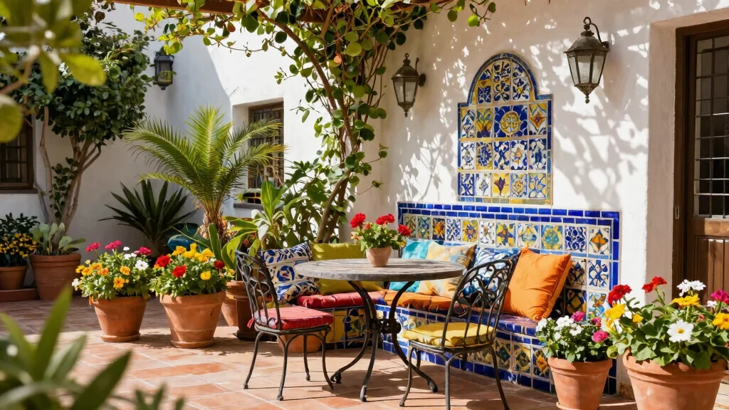 7 Spanish Patio Ideas That Capture the Warmth, Color, and Soul of a Mediterranean Courtyard