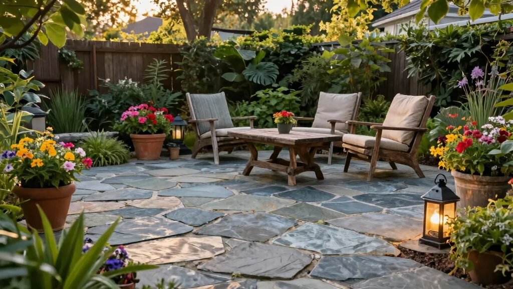 8 Backyard Stone Patio Ideas That Turn Any Yard Into a Naturally Stunning Retreat