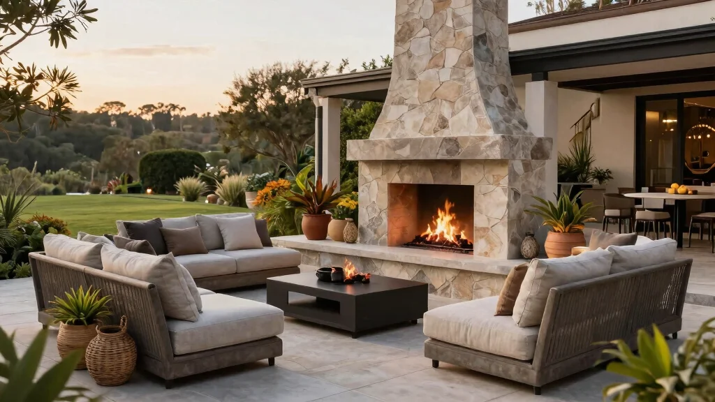 8 Outdoor Fireplace Patio Ideas That Make Your Backyard Feel Like a Luxury Resort