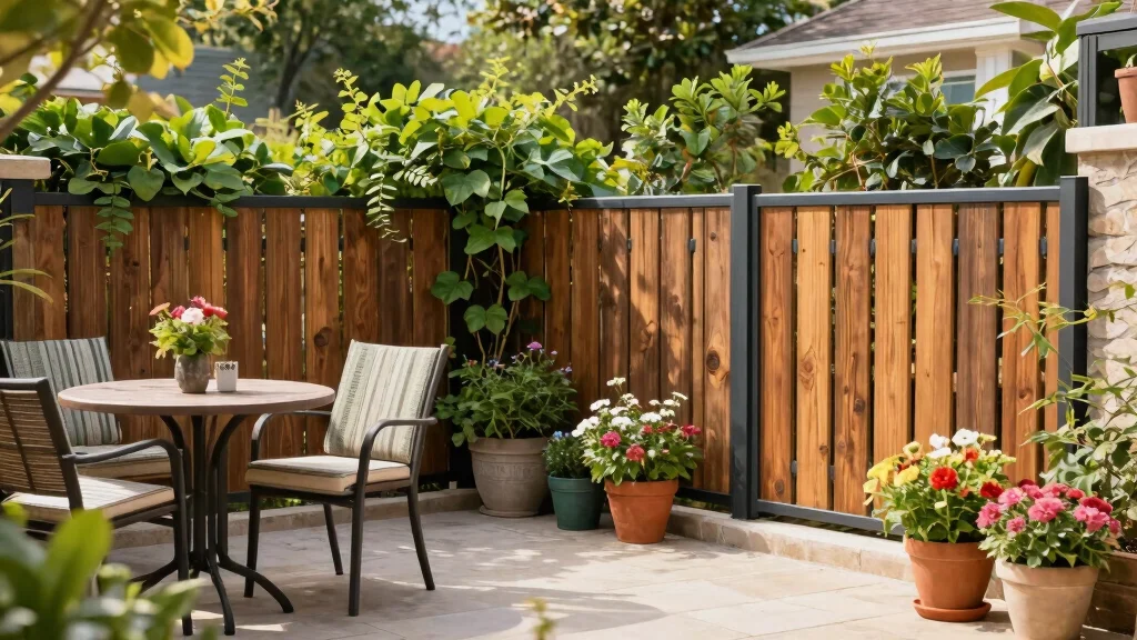 8 Patio Fence Ideas That Define Your Space and Make the Whole Yard Look More Polished