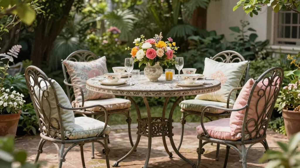 8 Wrought Iron Patio Furniture Ideas That Add Elegance and Durability to Any Outdoor Space