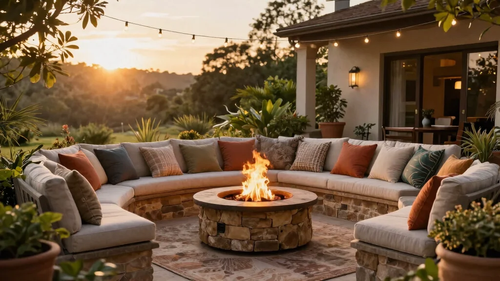 9 Patio With Fire Pit Ideas That Make Every Outdoor Evening Warm and Unforgettable